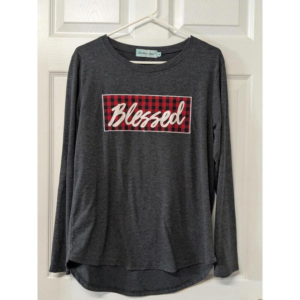 Southern Grace Long Sleeve Blessed Tee